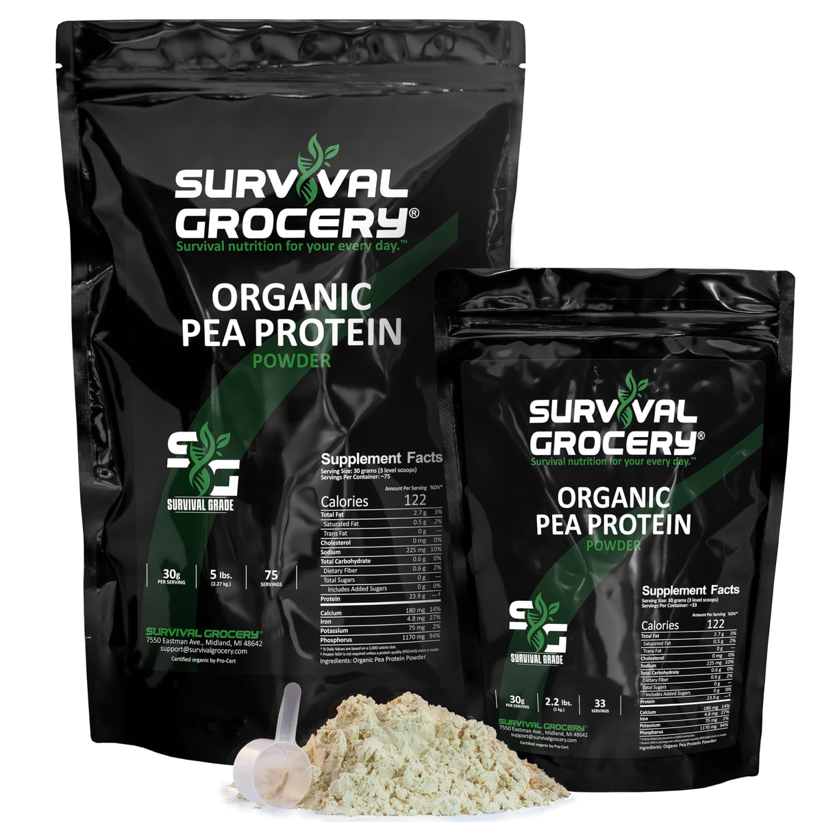 Organic Pea Protein 5 lbs. K3058