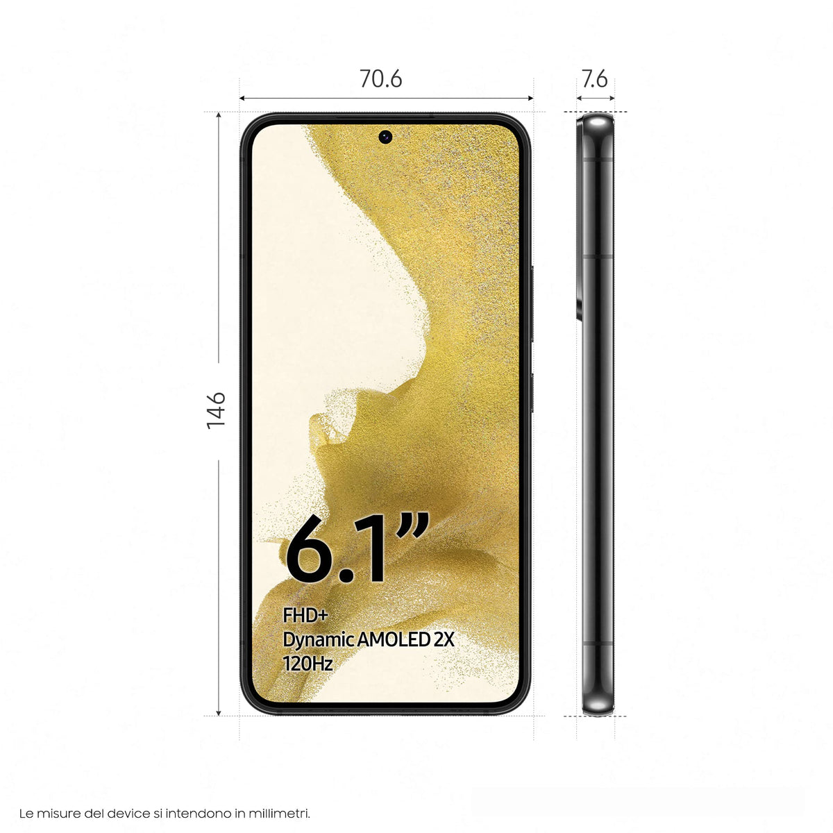 Unlocked 5G Smartphone 128GB 8GB RAM Phantom Black I2332