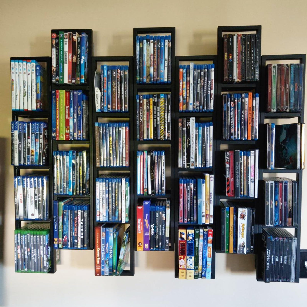 Wall Mount 34 Inch Media Storage Rack P217