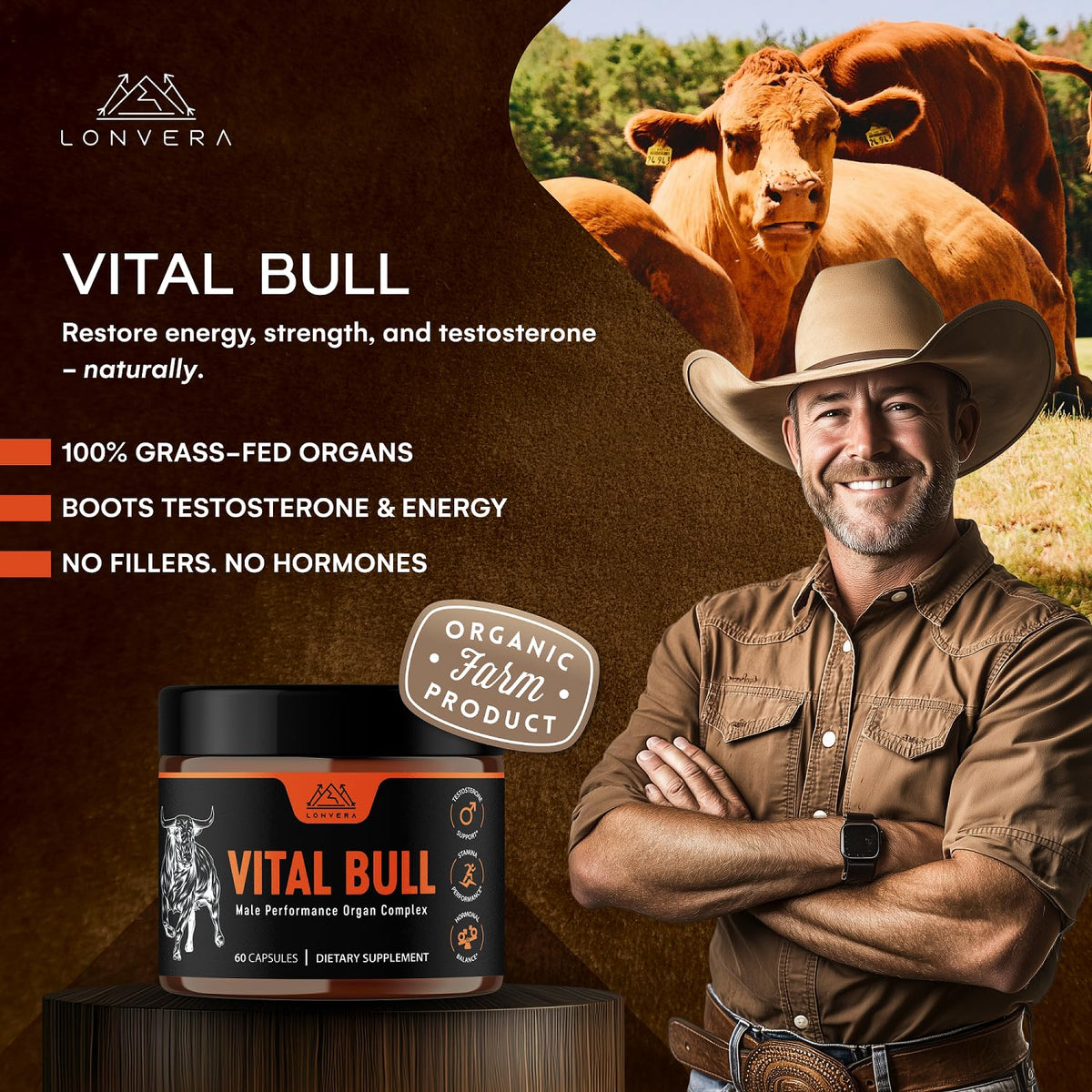 Grass Fed Beef Organ Capsules U575537