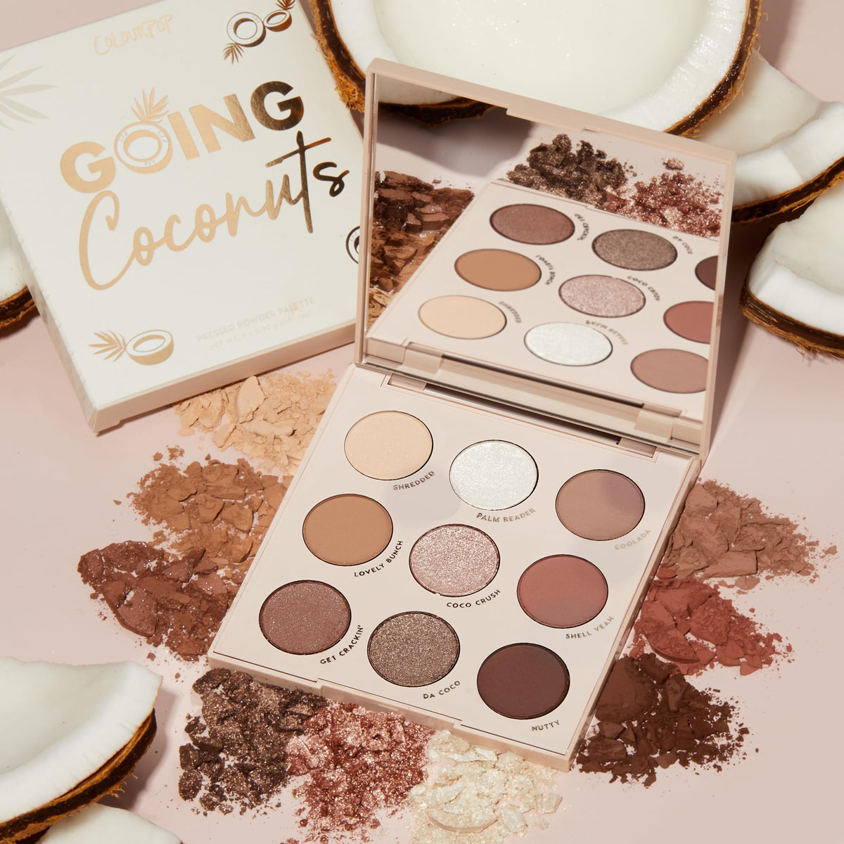 Cool-Toned Neutral Eyeshadow Palette 0.3 oz B89222