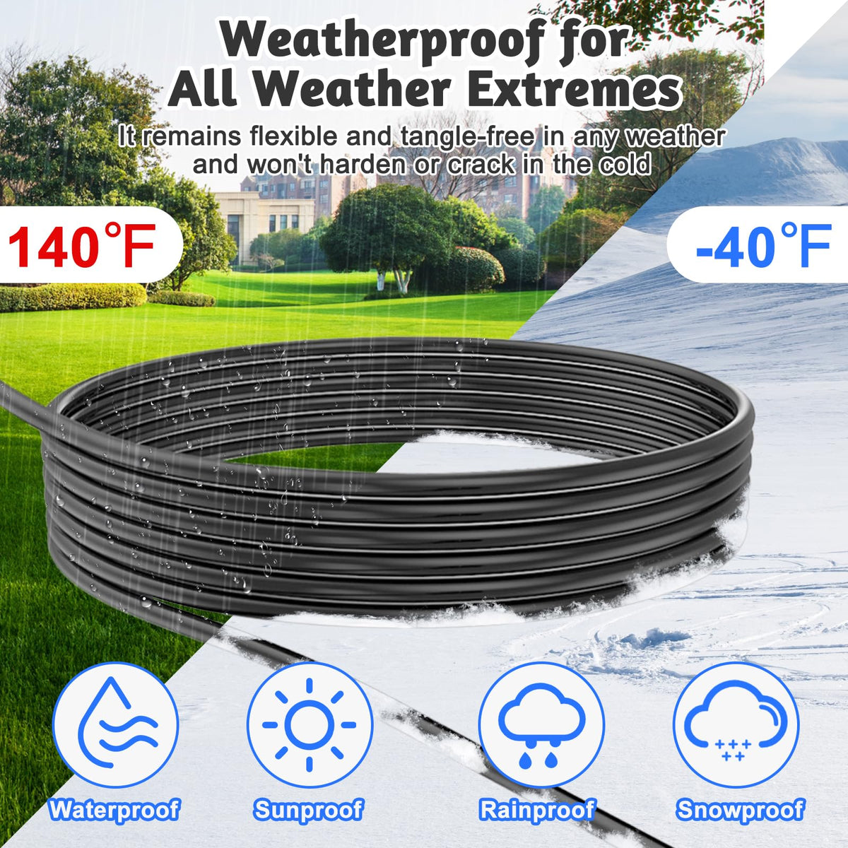 12 Gauge 3 Outlet Outdoor Extension Cord 100 FT V6356