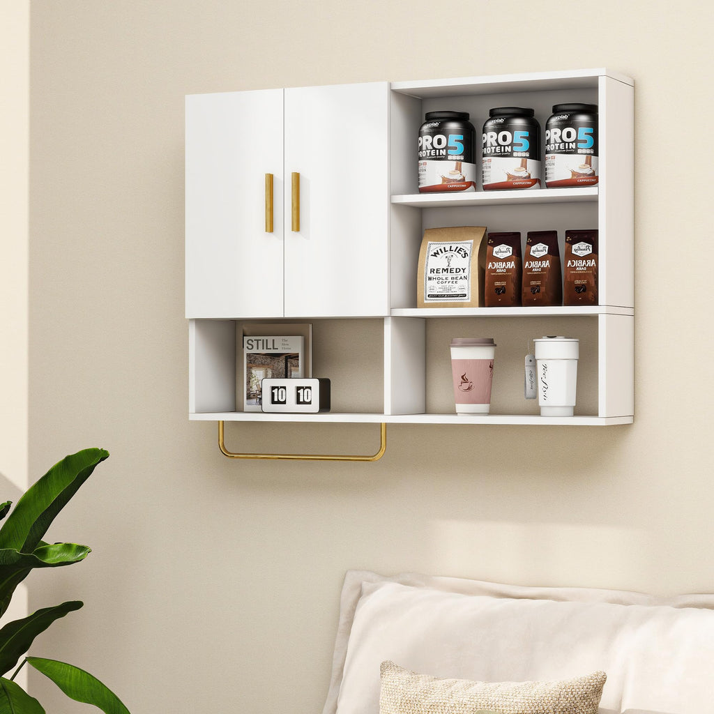Wood Wall Mounted Bathroom Cabinet J5749