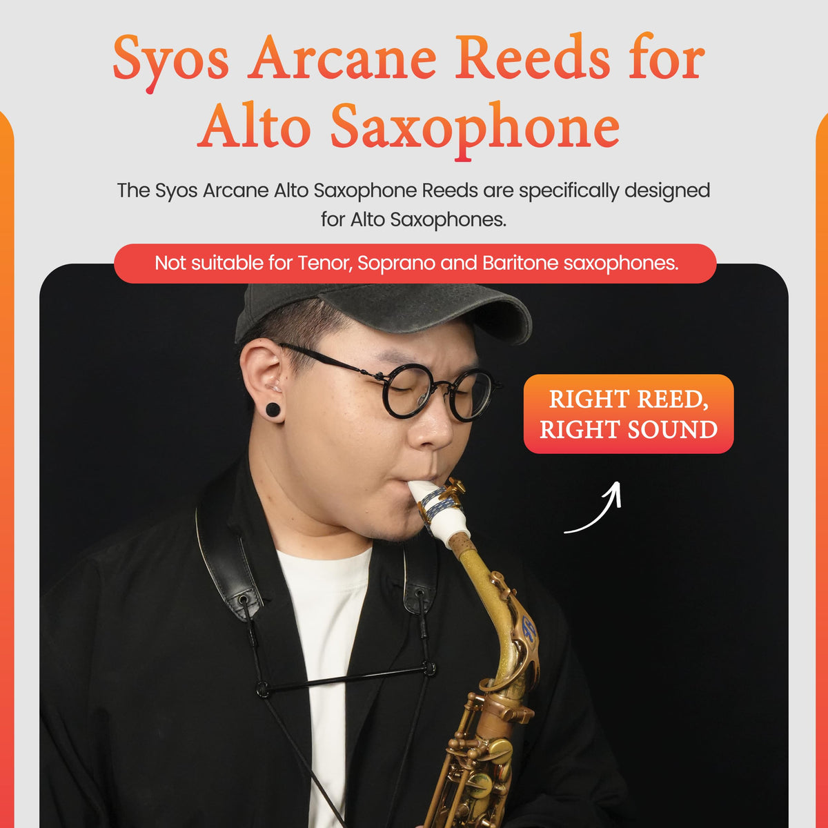 Alto Saxophone Reeds 2.5 French Cane Box of 5 T908