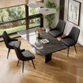 Faux Leather Chairs Set of 4 X1615