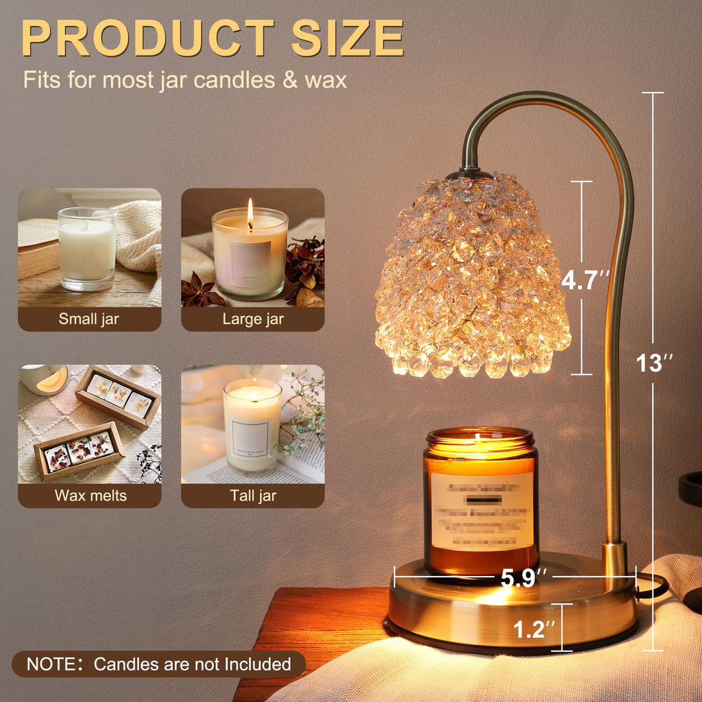 Electric Candle Warmer Lamp with Timer Dimmer T53979