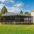 10x20x6.4 FT Outdoor Dog Kennel M684