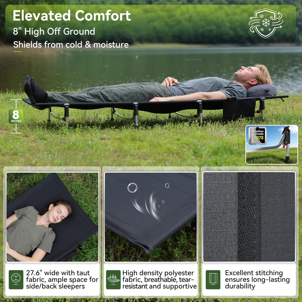 Lightweight Folding Camping Cot Bed B342771